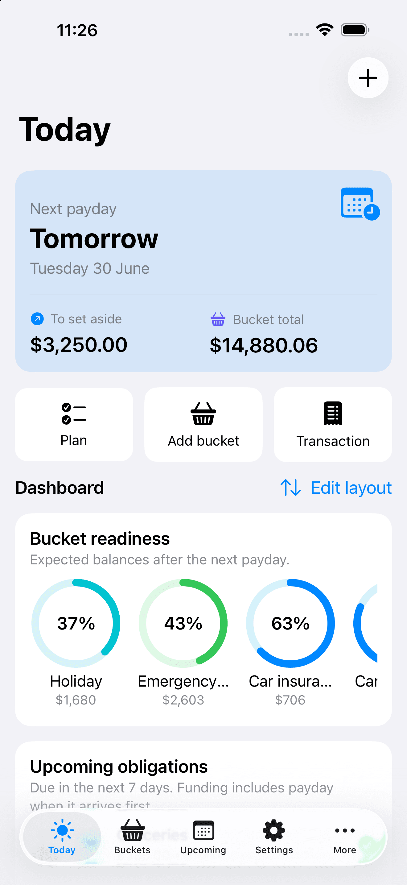 Payday Buckets preview