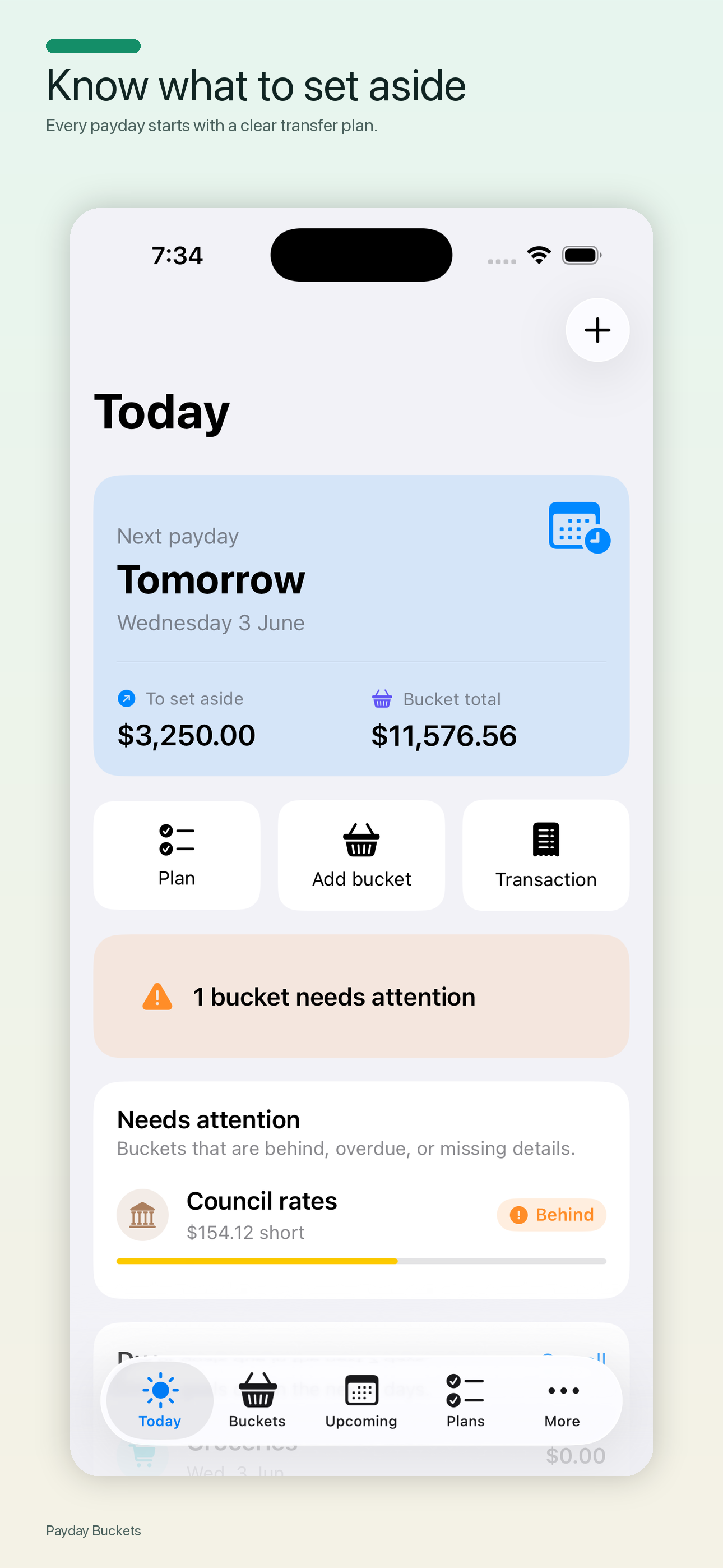 Payday Buckets screenshot